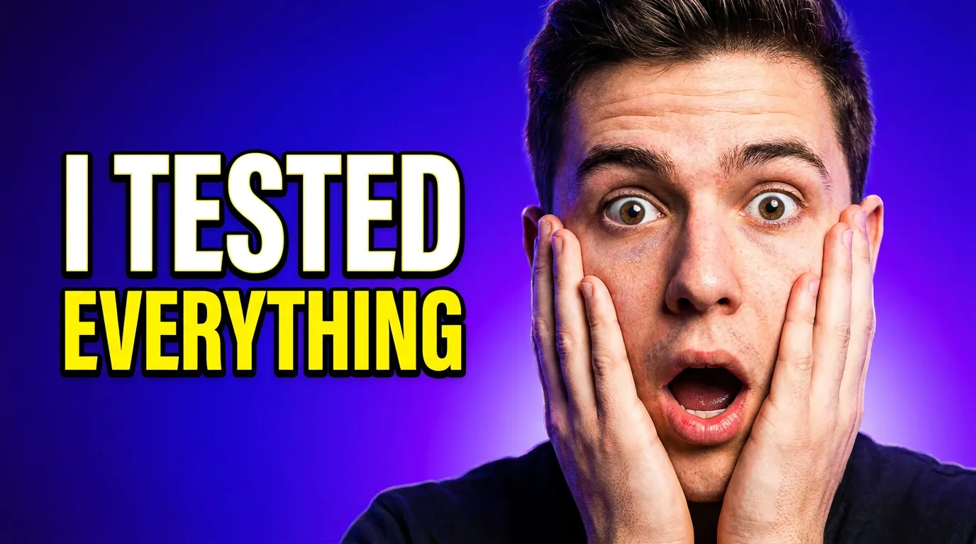 YouTube thumbnail test render from Nano Banana Pro with shocked expression