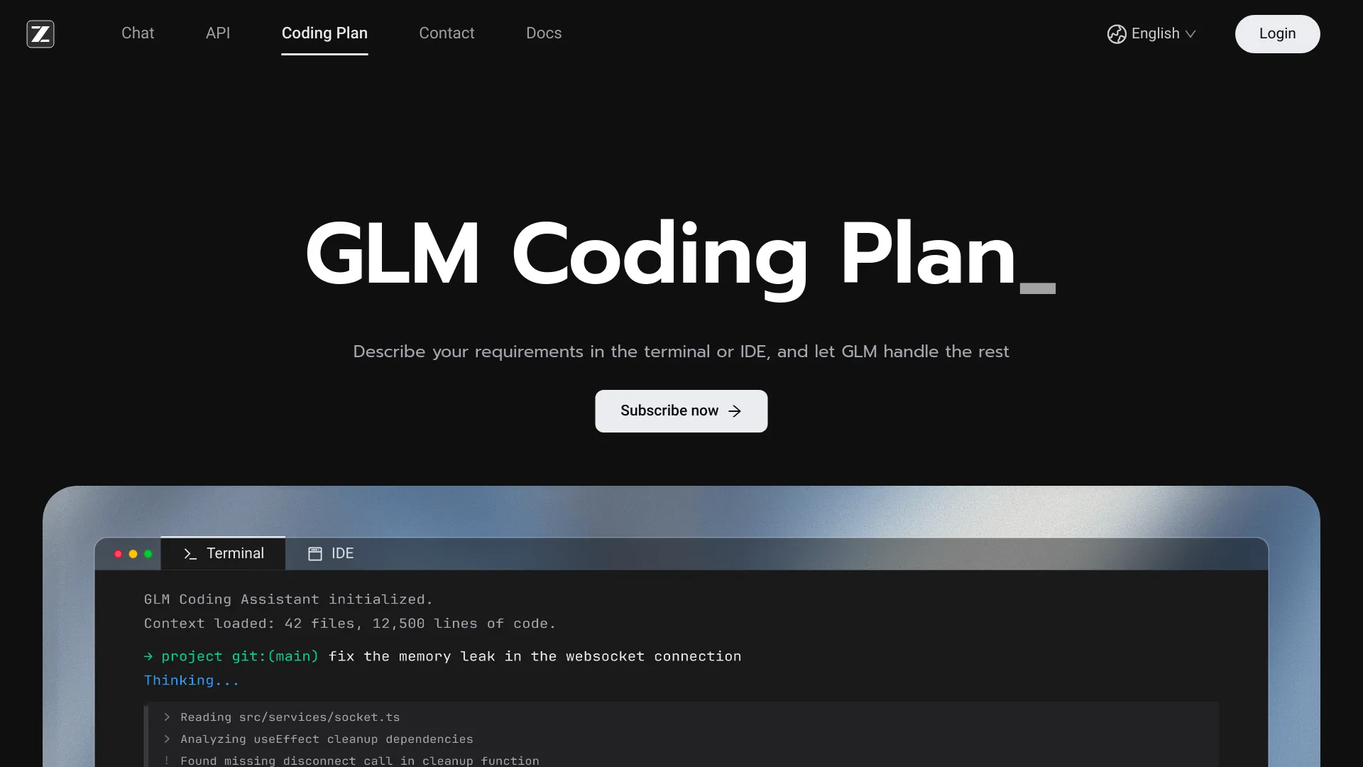 GLM Coding Plan pricing tiers