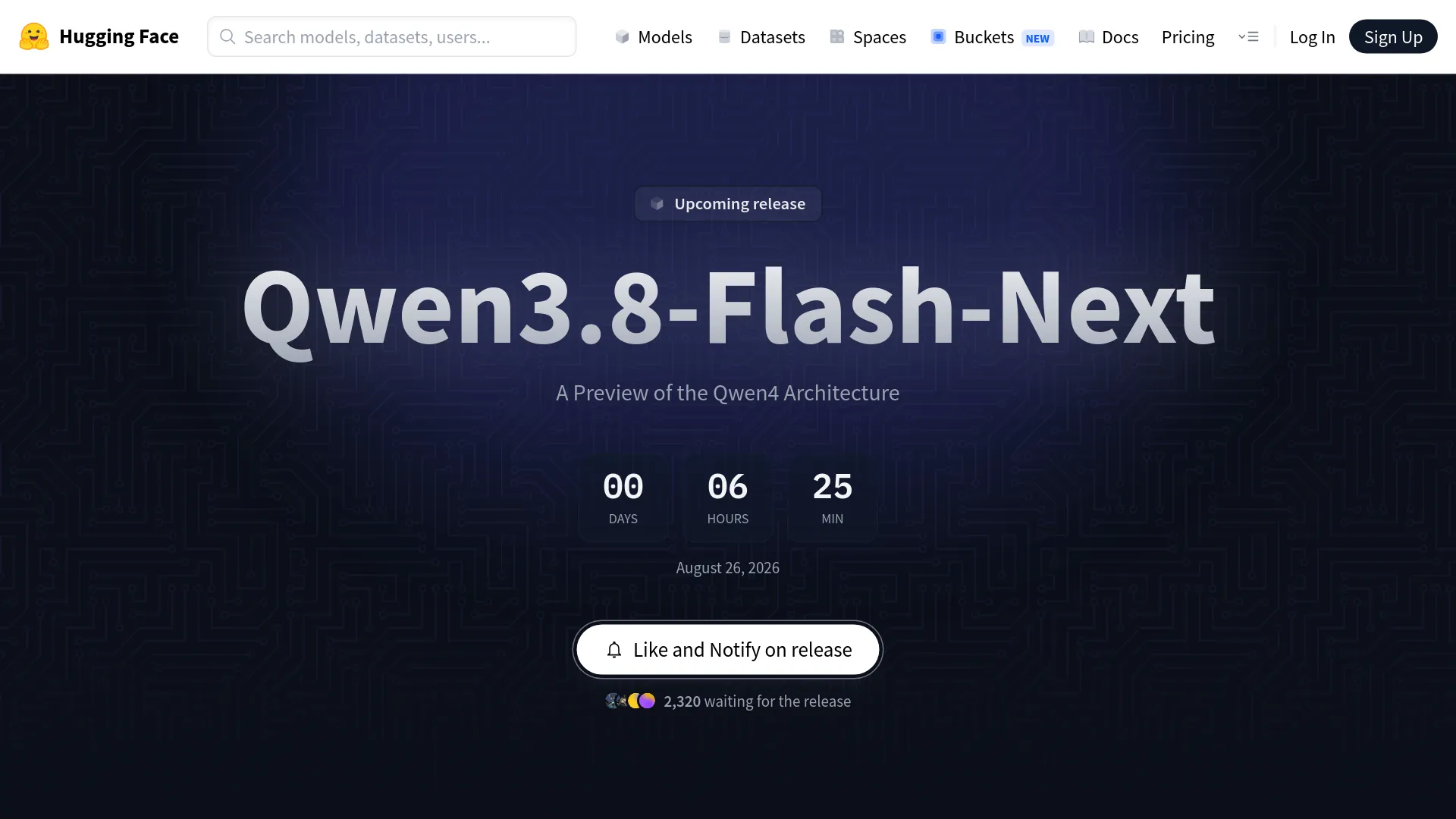 Fiche Qwen3.8-Flash-Next sur Hugging Face