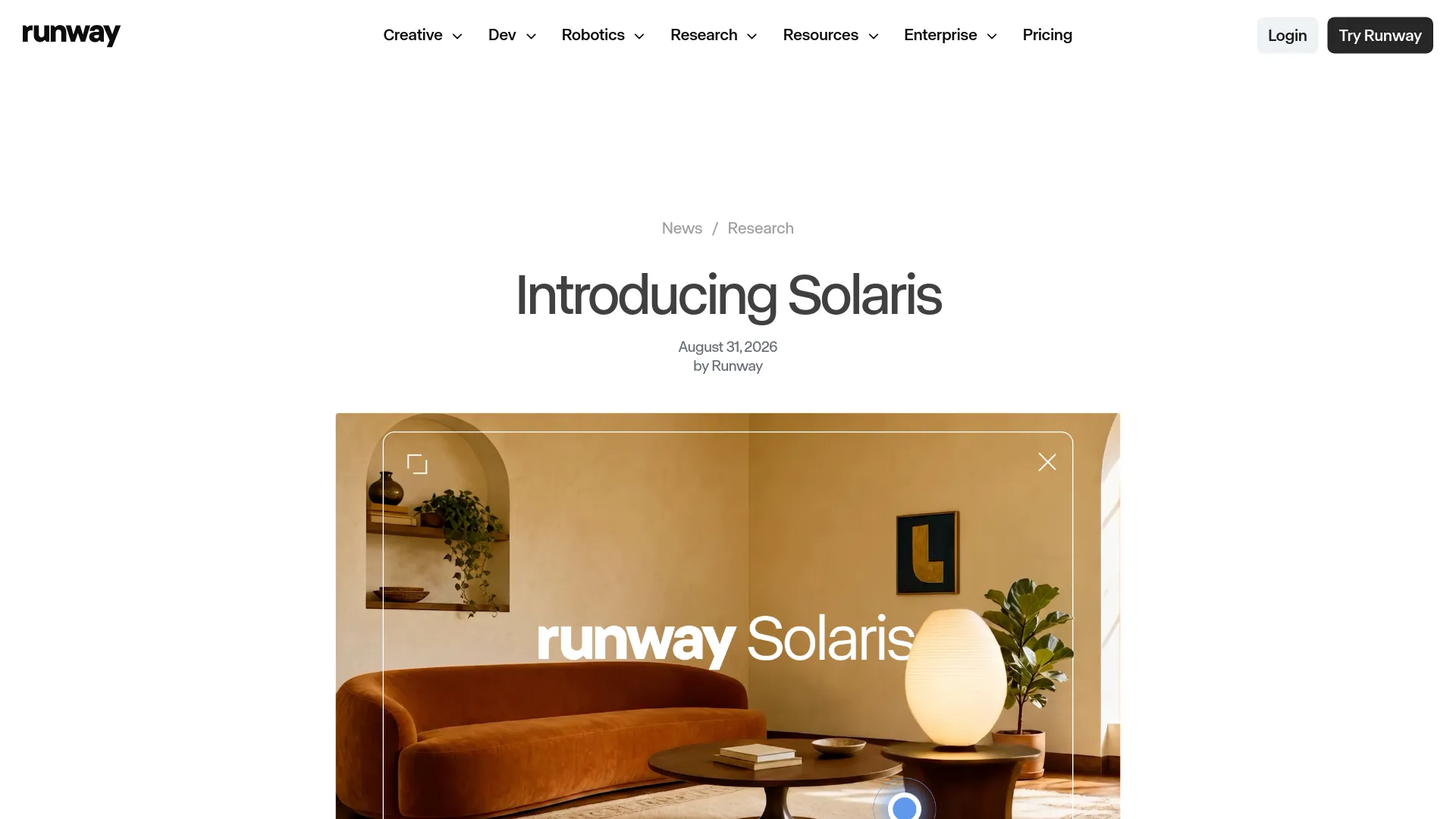 Interace Testing Runway Solaris Availability: What Is Confirmed in 2026